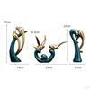 Abstracte Schattige Vogel Beeldencollectie Decoratie Kunst, Woonaccessoires, Decoratieve Beeldjes,