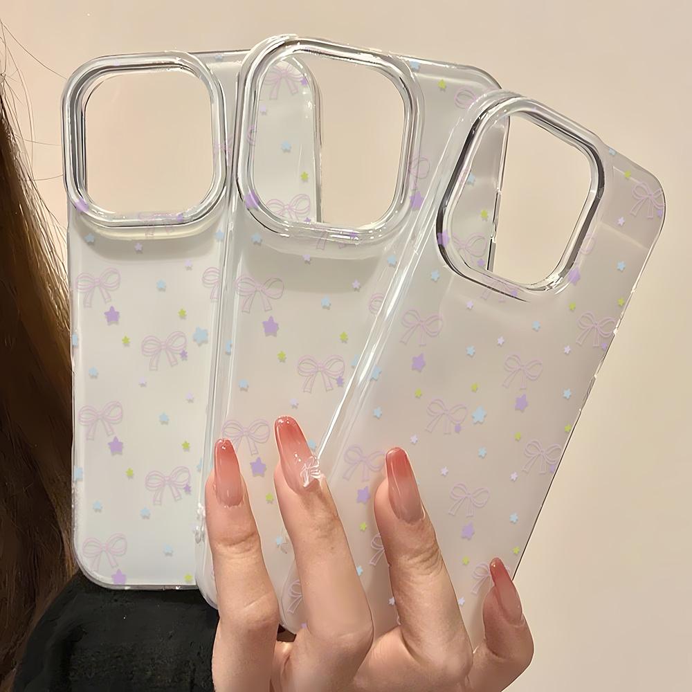 Painted Phone Case for iPhone 12 13 15 16 iPhone 16 12 13 14 15 Pro  14 15 16 Pro Max Coverage Shockproof Anti-Fingerprint Fresh Style Protective Case