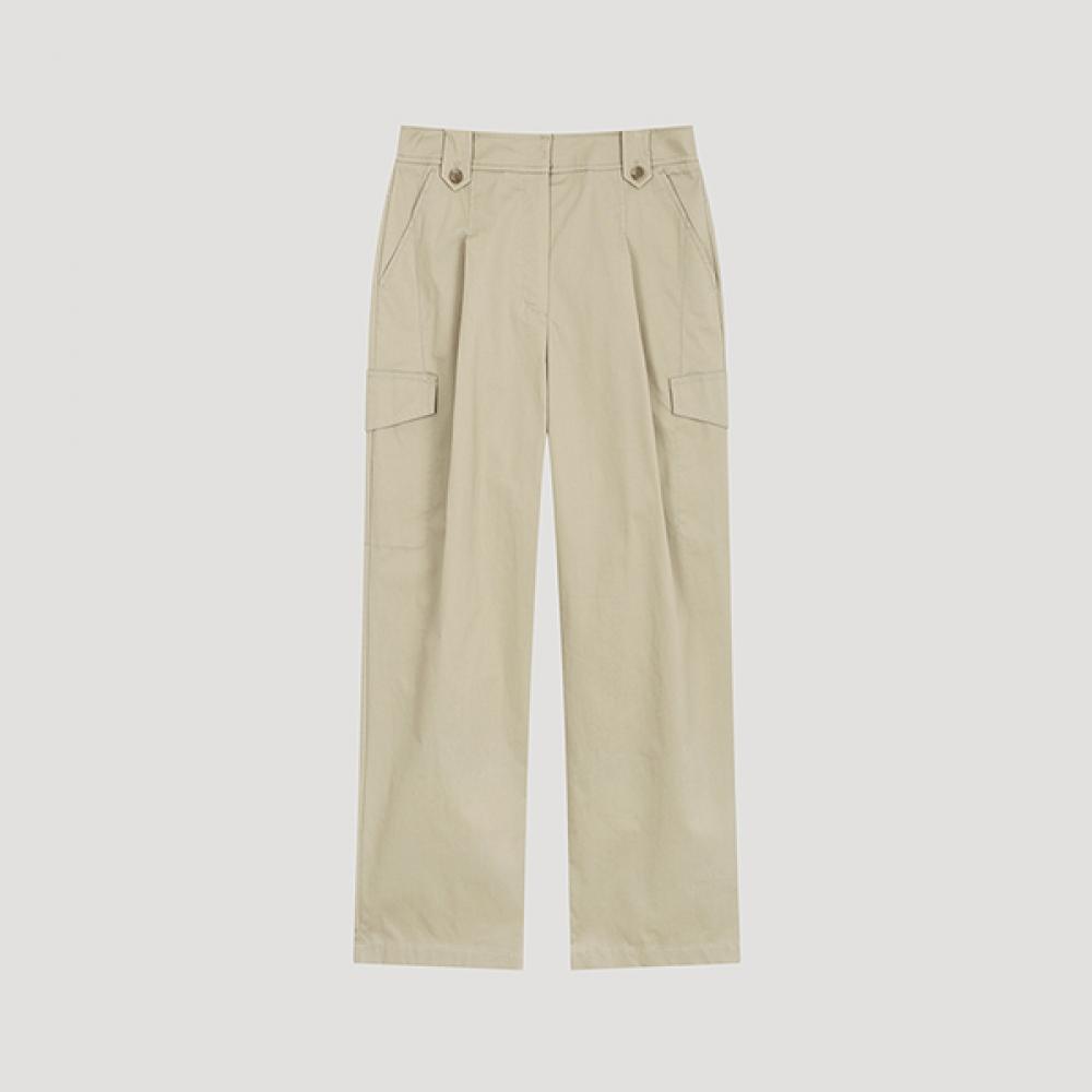 

She S miSS Button One Tuck Straight pantS SwwSlo21140 Lk light khaki/55