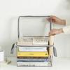 Foldable book box student dormitory classroom book organizer transparent waterproof household book organizing storage box Fun for All Ages