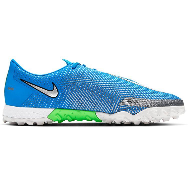 Nike Phantom GT React Pro Comfortable Versatile TF (Rubber Studs) Shock Absorbing Non-Slip Wear-Resistant Soccer Shoes Men Soccer Shoes CK8468-400