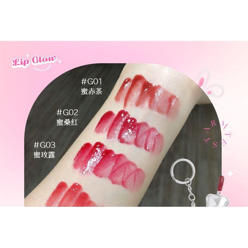 MANSLY - Bunny Keychain Lip Gloss - 4 Colors