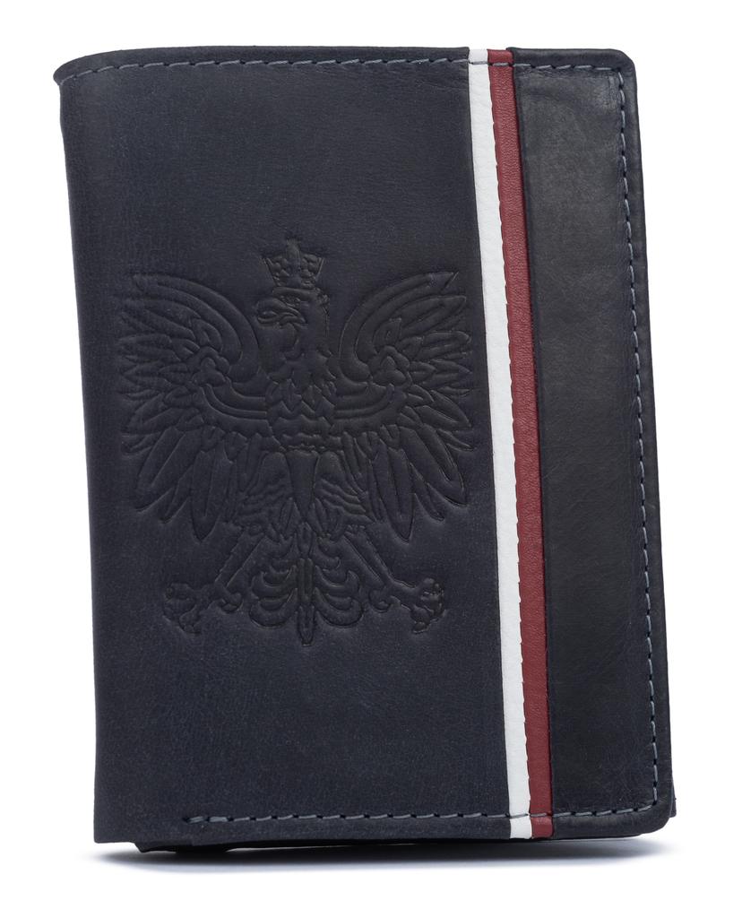 Leather Wallet N4A-HP-BL-1215 Navy