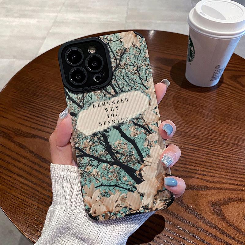 Dark Leaf Flower iPhone 14 Pro Max Case - Advanced Personalization for Apple 12/13/15
