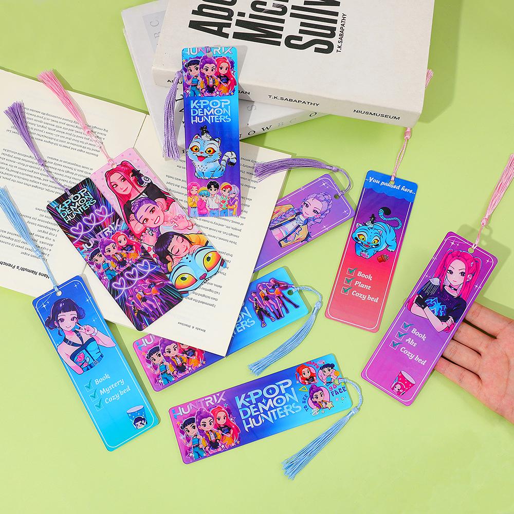 Kpop Dämonenjäger Acryl Lesezeichen Saja Jungs Anime Fans Sammlerstücke Geschenke Geburtstagsgeschenk für Freunde Weihnachtsgeschenk