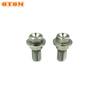 OTOM Motorrad M8*1.25 Sitzschraube CNC-Bearbeitung Edelstahl Polster Seitenbolzenmutter Für KAWASAKI KX125 KX250F KXL450R KX500