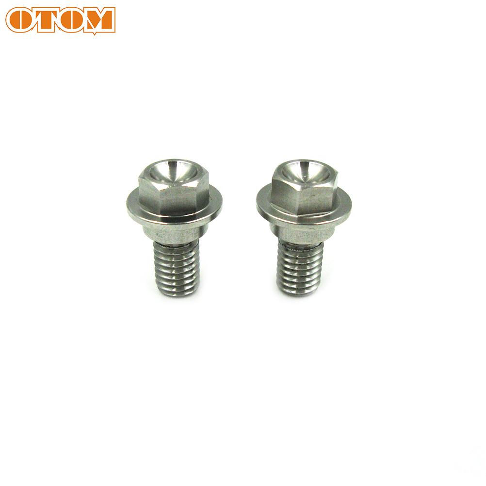 OTOM Motorrad M8*1.25 Sitzschraube CNC-Bearbeitung Edelstahl Polster Seitenbolzenmutter Für KAWASAKI KX125 KX250F KXL450R KX500