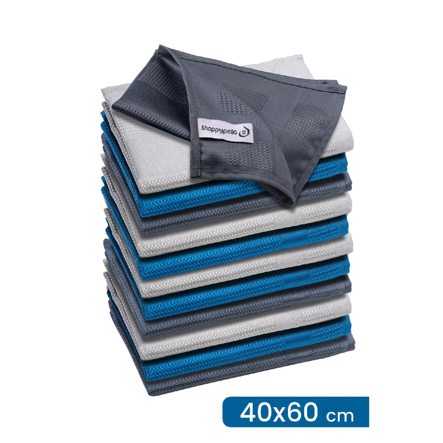 

Pella 12 Liter Microfiber Cleaning Cloth, Glass, Car Wiping Cloth, Kitchen, Fiber Cleaning Cloth, 60x40 Cm