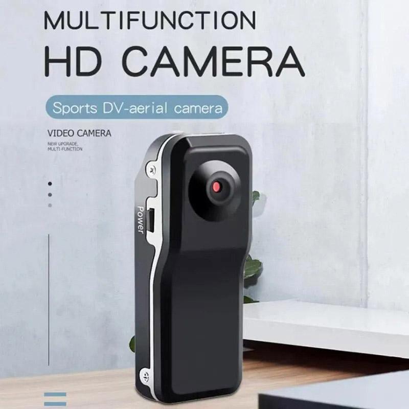 

HD Mini DV Camera Body Camcorder Mount Portable Video Record Nanny Security Cam Small Sports Car DVR Webcam For Home and Office Only Camera