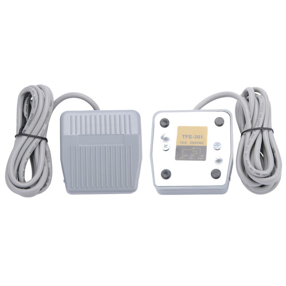 1NO 1NC Foot Pedal Switch AC 250V 10A Pedal Switch Controller Foot Switch  Textile