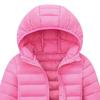 Dětský zimní kabát s kapucí, prošívaná bunda, větruodolný zip, sportovní kabát, lehký, teplý, dětské módní svrchní oblečení do školy, na venkovní aktivity