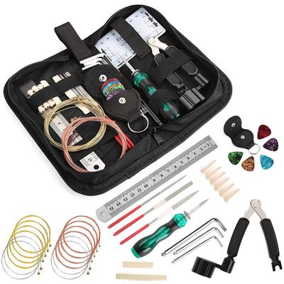 W006 Guitar Repairing Kit Guitar Care Kit Maintenance Tool Set Cleaning Accessories