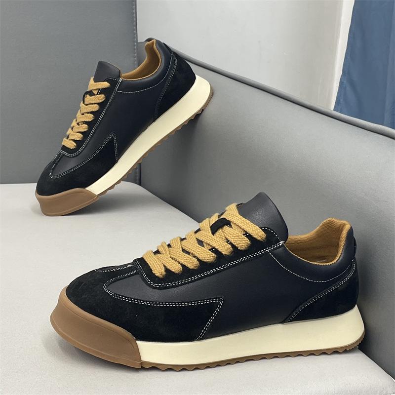 Board shoes new leather soft sole breathable shoes sports and leisure German shoes bc