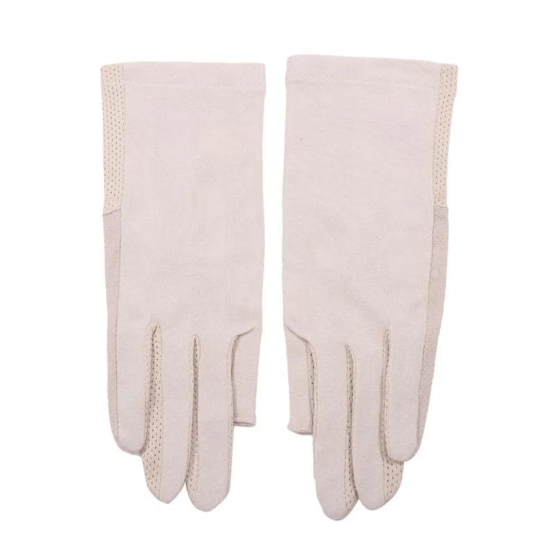Lady Sunscreen Ice Silk Gloves Female Summer Sun Protection Gloves Fashion Cycling Driving Running Mittens Thin Anti-UV Gloves