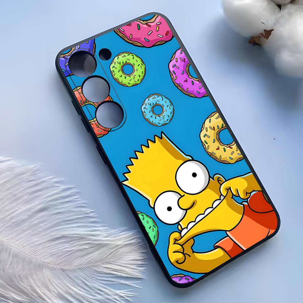 

Чохол для телефону The Simpsons для Samsung S25 Ultra S24 S23 S22 S21 S20 Plus Fe Galaxy A54 A53 A34 A25 Силіконовий чохол Samsung S21 Plus