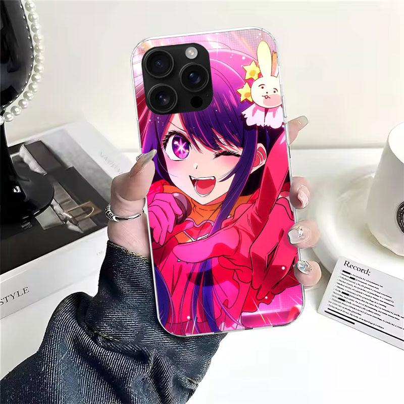 Oshi No Ko Soft Phone Case For IPhone 18 11 17 Air 16E 16 Pro Max 15 + 14 Plus 13 Mini 12 Apple 7 SE 8 Fundas Coque 11 17 Air 16E 1