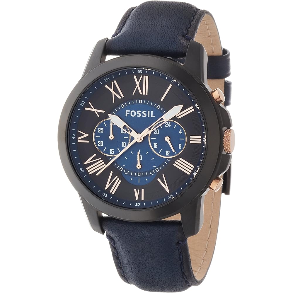 Fossil FS5061 Men s Analog Watch Stainless Steel Case Water Resistant 50m