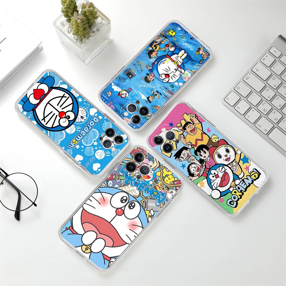 Cartoon D-Doraemons Fit For IPhone 16 15 Promax Phone Case IPhone 14 11 12 High End 13 Pro Silicone