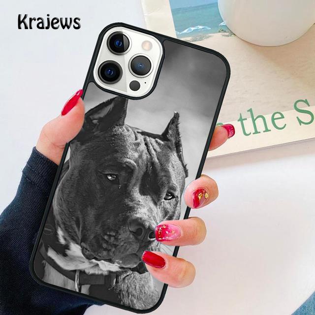 American Pit Bull Dog Pitbull Terrier Soft Phone Case Cover For iPhone 14 5 SE 2020 6 7 8 plus XR XS 11 12 13 mini pro max shell