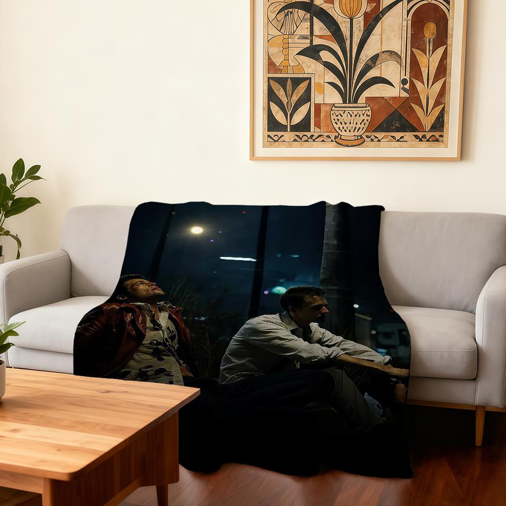 Classics Film F-Fight C-Club Blanket Super Warm Comfortable Plush Throw Blanket Child Home Sofa Bedroom Gift 30x40in