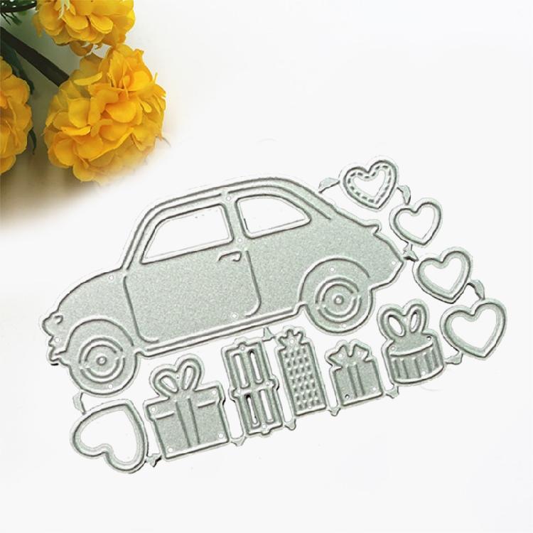 Car Cutting Dies Greeting Invitation Message Card Birthday Celebration Blessing