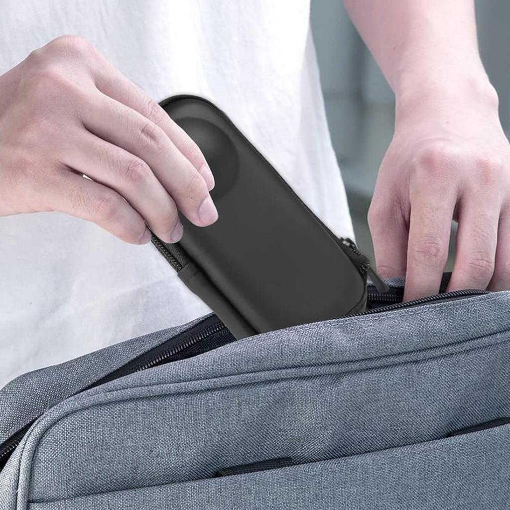 Tragbare Aufbewahrungstasche Hartschalenkoffer Praktischer Reisekoffer PU-Aufbewahrungstasche für Action-Kamera Geeignet für 360 One X2 / X3