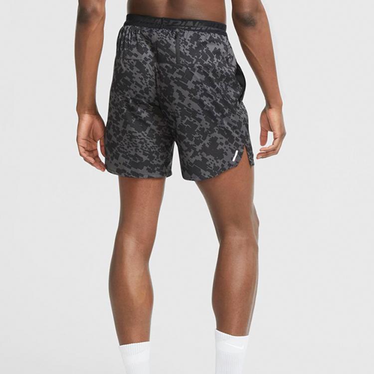 Nike Dri-Fit Stride Wild Run Running Shorts Men Bottoms Black CU5722-010