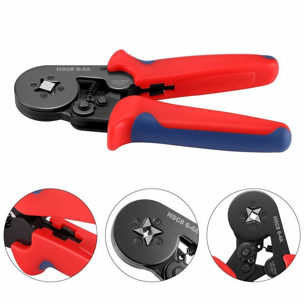 Electrician's Quad Crimping Pliers for Copper and Wire Lugs