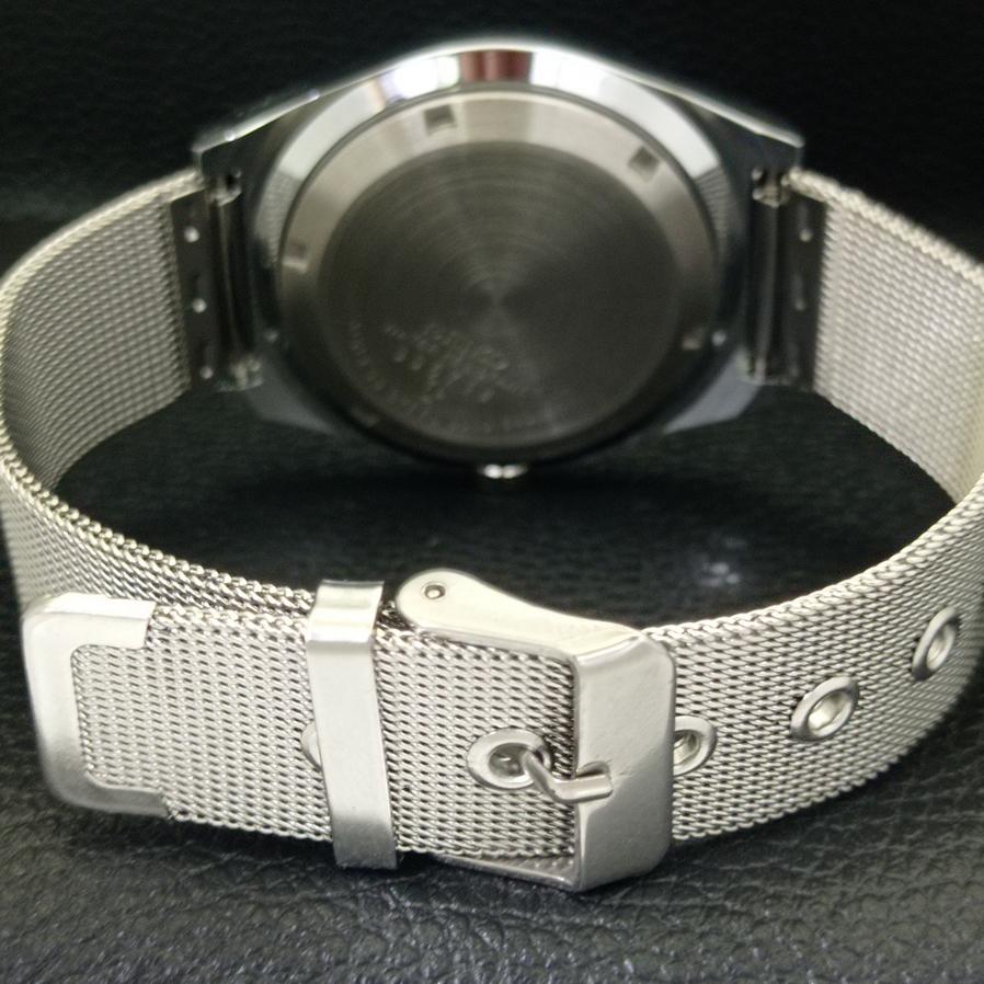 REFURBISHED VINTAGE SEIKO 5 AUTO 6309A JAPAN MENS BLACK WATCH 571b-a266352-10