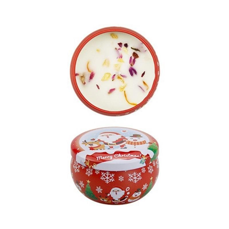 Holiday Scented Candle Long Burning 8 Hour Christmas Decoration Gift In Gift Box Natural Aromatherapies Candle