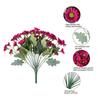 Artificial Flower Door Basket Wreath Cascading Green Leaves Branches Realistic Look UV Resistant Faux Flower Home Decor