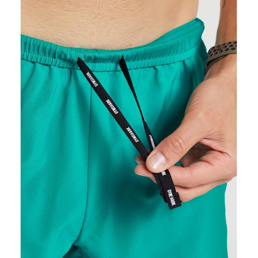 Gymshark Arrival 7  Shorts Seafoam Blue A2a1l Ub9s