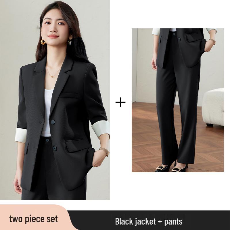 Women's 2025 Professional Temperament Blazer Set - New Spring & Autumn High-End Workwear Style