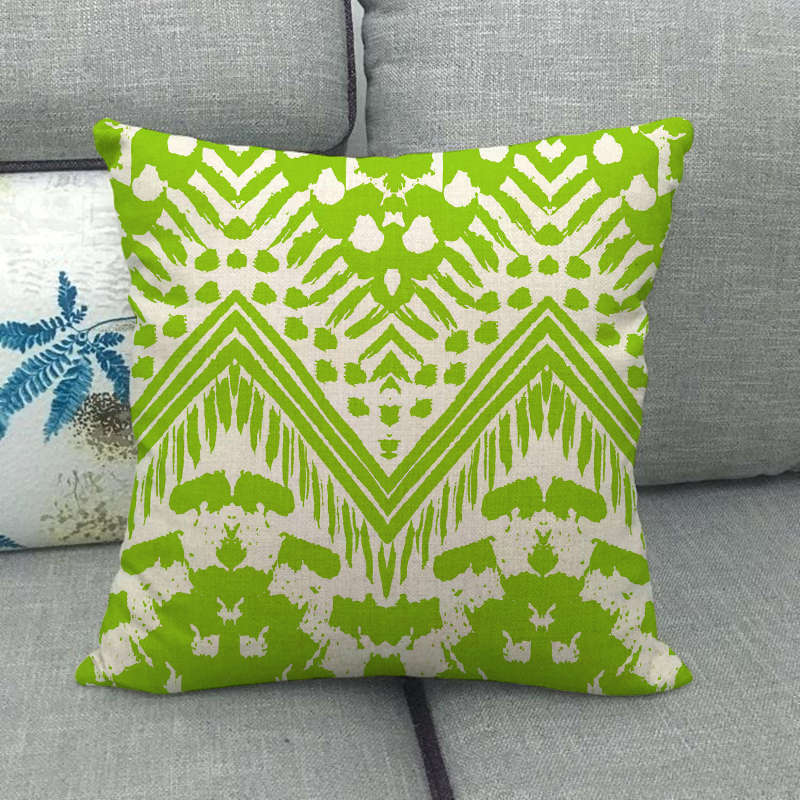 Simple Pattern Series Digital Printing Short Plush Pillow Covers Decorative For Car Sofa Office Cushion Cover Home Goods