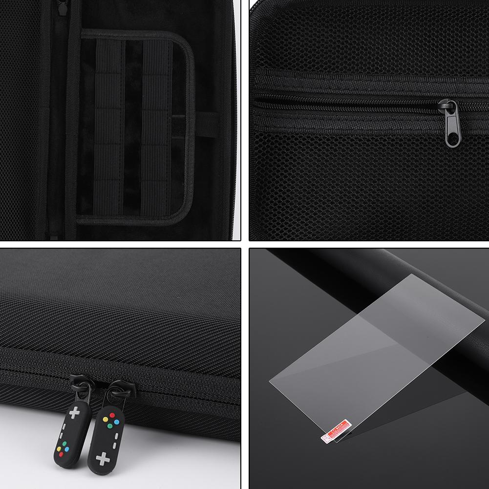 EVA Carrying Case & Screen Protector for Switch 2 Game Conslole Case with 10 Game Cards Holder Zipper Handbag Games Accessories