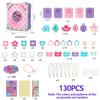 Magic Jewelry Making Kit 3D Magic Diy Jewel Rings Keychain Creative Handmade Craft Box Set For Girls Xmas Birthday Gifts