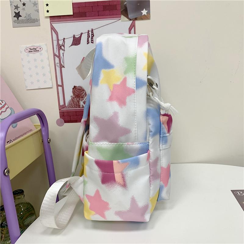 School Bag Women's Backpack Color Rainbow Backpack