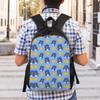 B-BADBADTZ Backpacks for Women Men Water Resistant College School Penguin Anime Bag Printing Bookbags