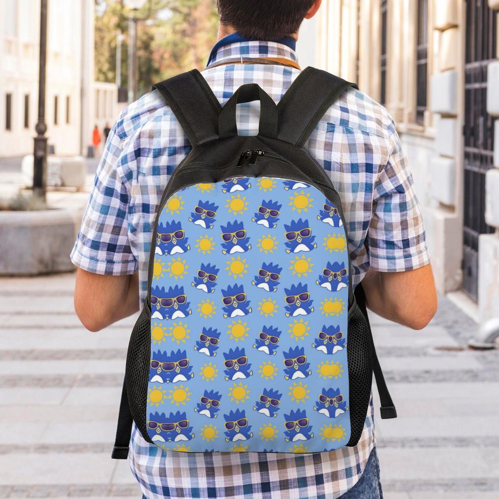 B-BADBADTZ Backpacks for Women Men Water Resistant College School Penguin Anime Bag Printing Bookbags