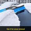 Three-in-One Car Snow Removal Kit: Snow Shovel, Sweeping Brush, Deicing & Ice Scraper.