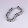 Men Stainless Steel Bracelet Bangle Simple Design Vintage Snake Chain Jewelry