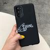 For Moto G52 Case G22 2022 Fashion Girl Flower Pattern Black Silicone Soft Phone Cover For Motorola Moto G52 G52 Cover G42 4G
