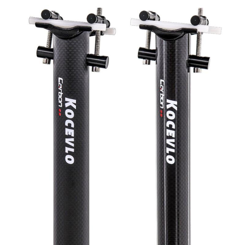 Carbon Fiber Bike Seatpost 33.9 X 580mm Ultra Light 300g Folding Bicycle Seat Tube
