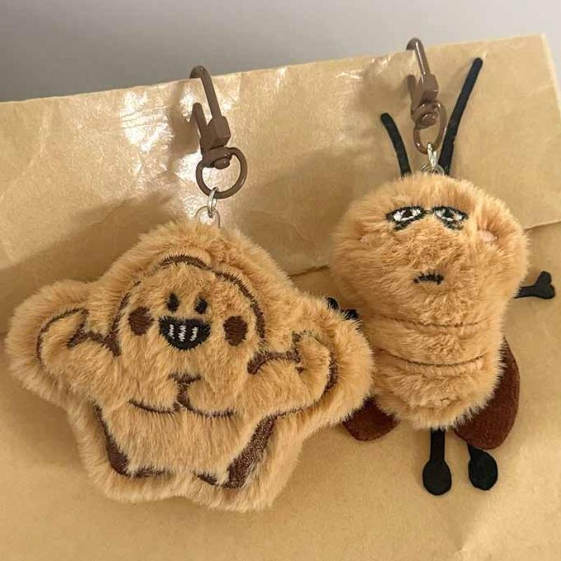 1-3pcs 2025 New Cockroach Plush Toy Ugly Cute Doll Bag Pendant Keychain Small Pendant Toy Children