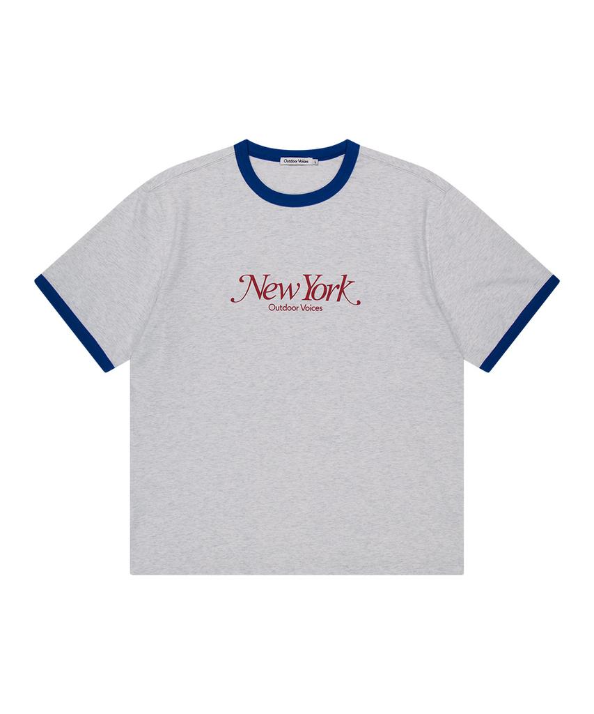Ausdoeoboiseu Aircorepro™ Ny Ringer Tee (Light Heather Gray)