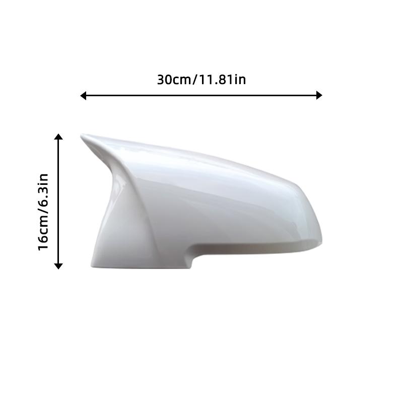 White Rearview Mirror Cap Wing Side Mirror Cover For BMW 1 2 3 3GT 4 X1 E84 M2 I3 Series F20 F21 F22 F23 F30 F31 F32 F33 F34 F80