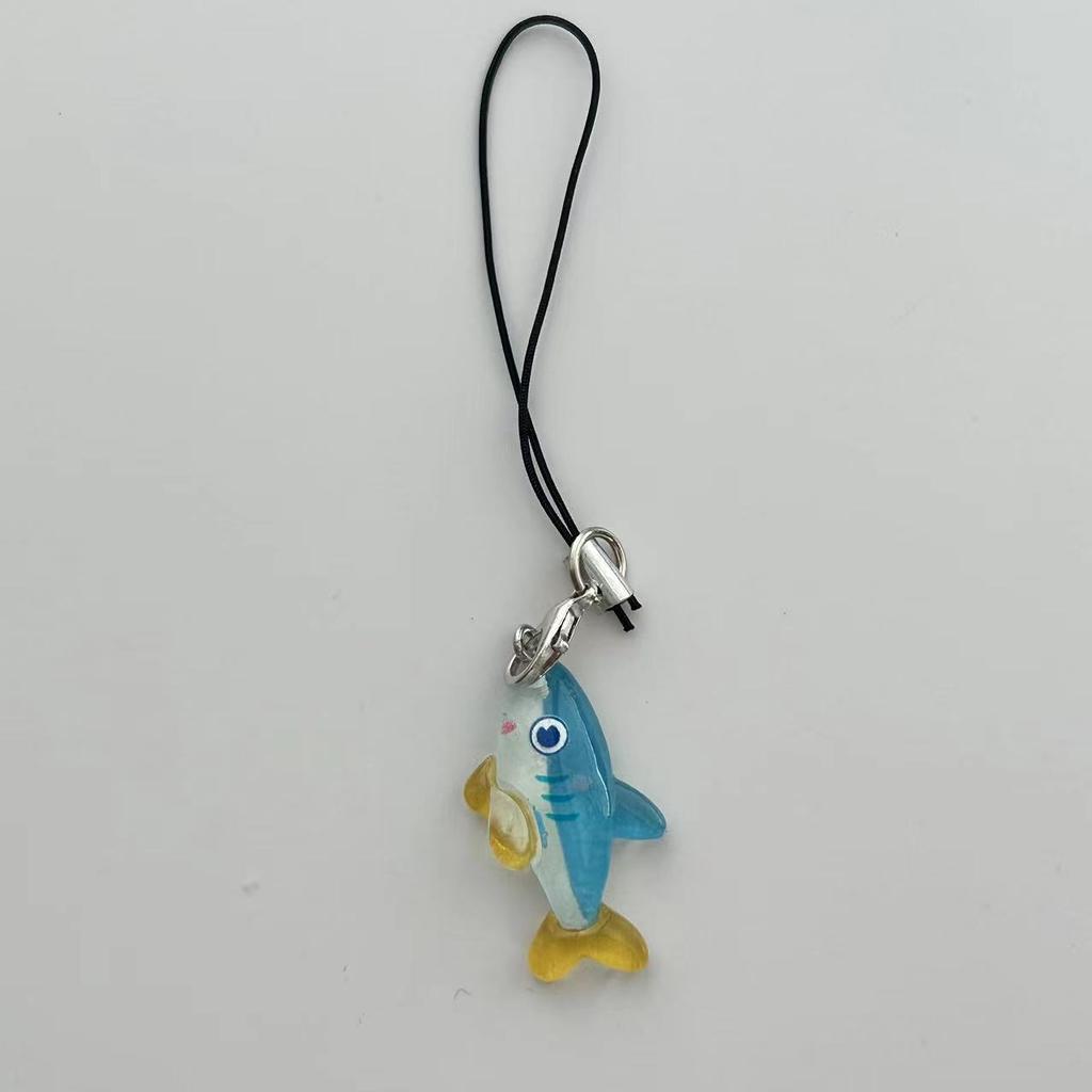 Phone Lanyard Translucent Ccd Camera Strap Resin Sea Animal Charm Multi-Purpose Marine Life Keychain For Students Bag Gadget