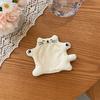 Creative Animal Cartoon Coasters With Insulation And Plush Fabric For Home Decor