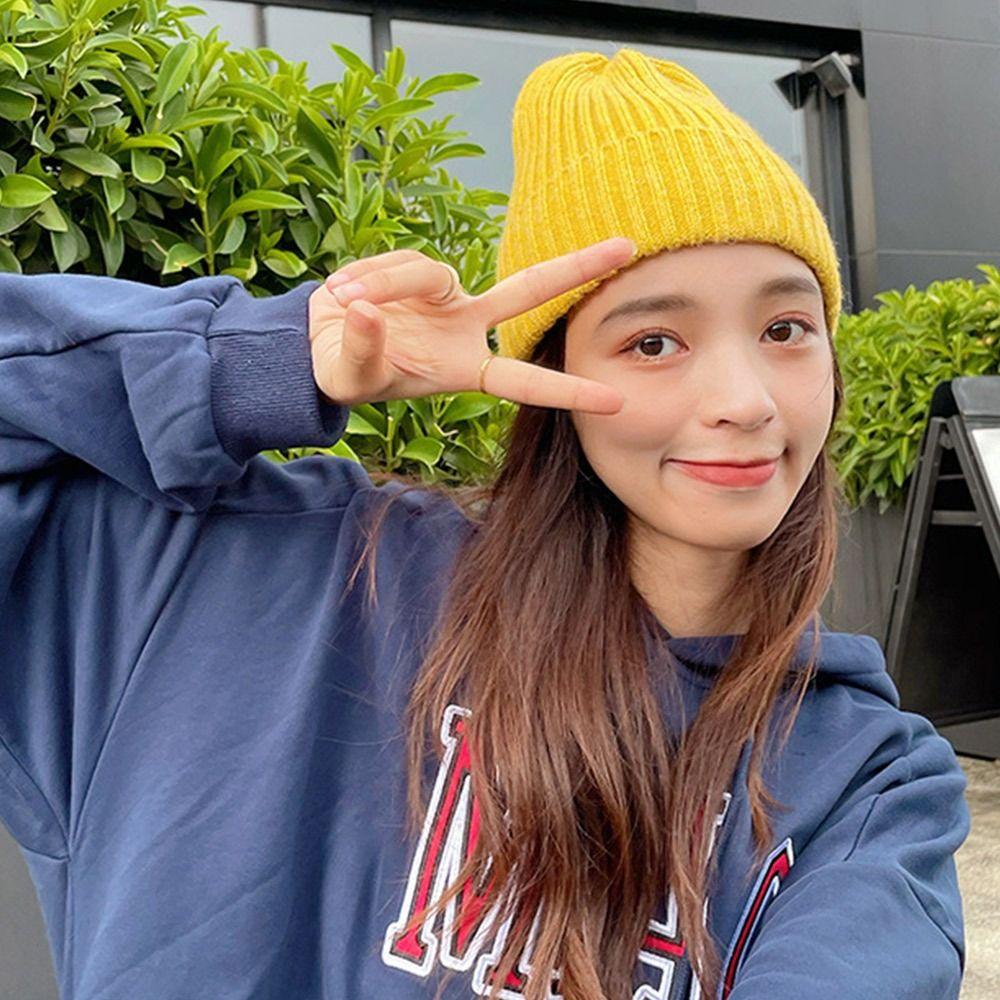 Winter Warme Wollmütze Dicke Skimützen Mode Strickmütze für Männer Frauen