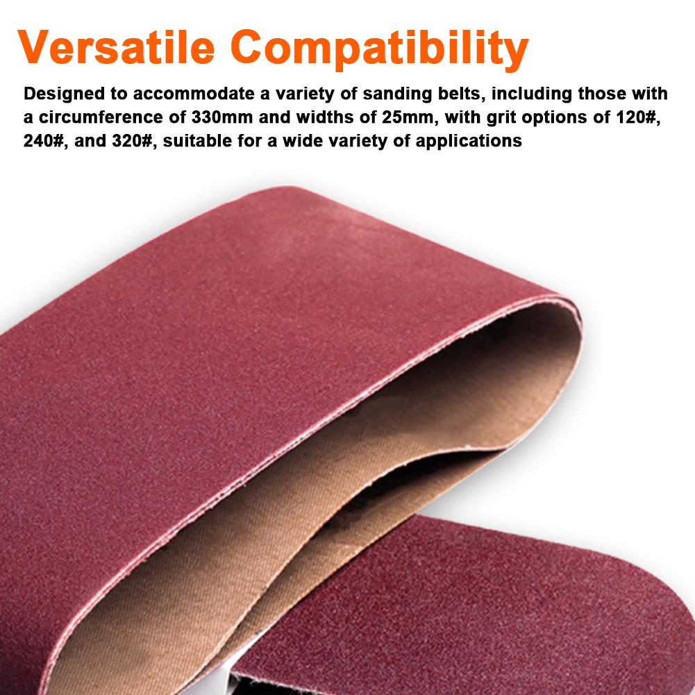 Manual Sanding Belt Holder Aluminum Alloy Grinding Bracket with Adjustable Tension and Versatile Compatibility for